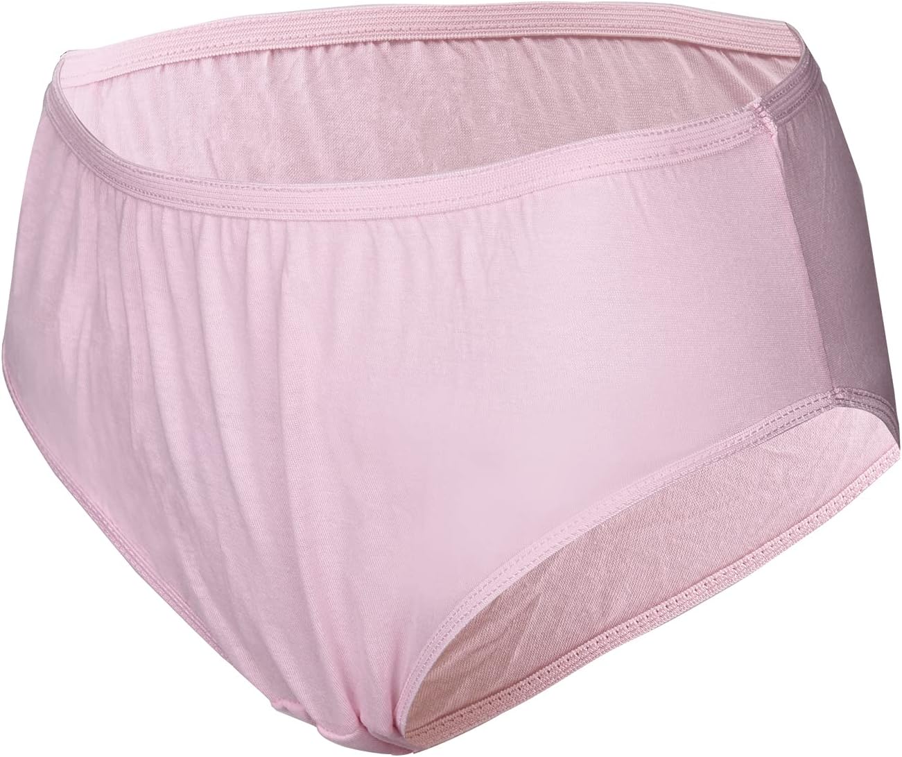 71ChOjy2aJS._AC_SL1500_.jpg Women Disposable 100% Cotton Briefs Ladies Discreet Underwear Panties for Travel Hotel Spa Hospital Stays - Image 1