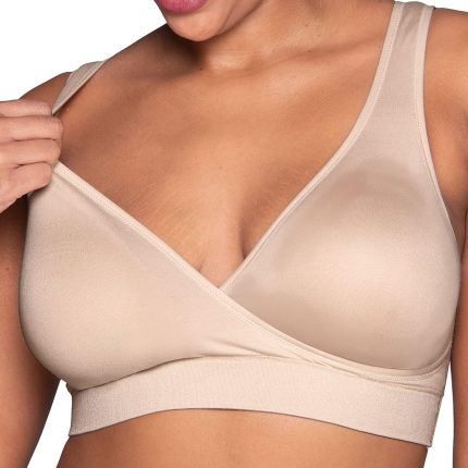 Women's Maternity Nursing Bras for Breastfeeding: Wireless Pullover Lounge Sleep Bra, Available in Multipacks